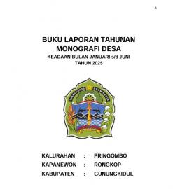 Monografi Desa Semester I 2025